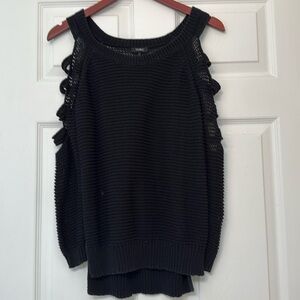 Nollie Cold Shoulder Cutout Sweater